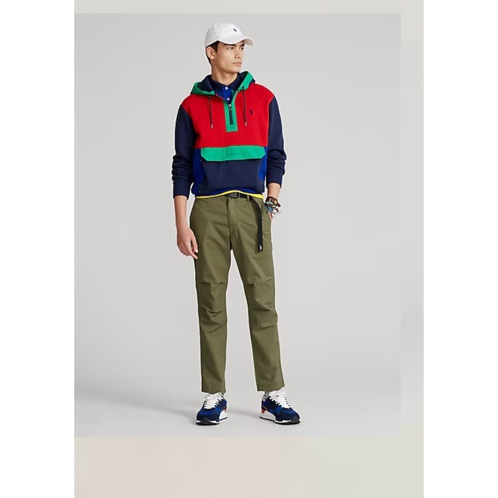 Polo Ralph Lauren Men's Classic Tapered Fit‎ Hiking Pant in Olive Green Sz Small